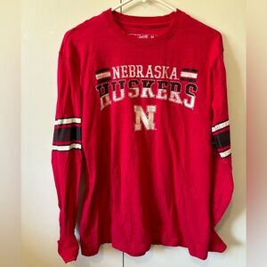 Nebraska Huskers long sleeve red shirt